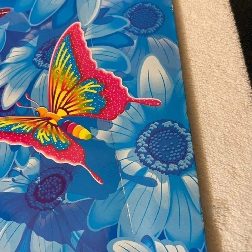 Vintage Lisa Frank Butterflies Flowers Fantastic Fashions Groovy Folder